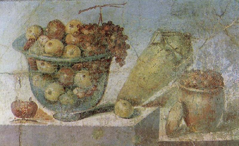 unknow artist Wall painting from the House of Julia Felix at Pompeii China oil painting art